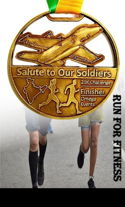 Run for Fitness Marathon - Get India's Biggest Medal by Courier