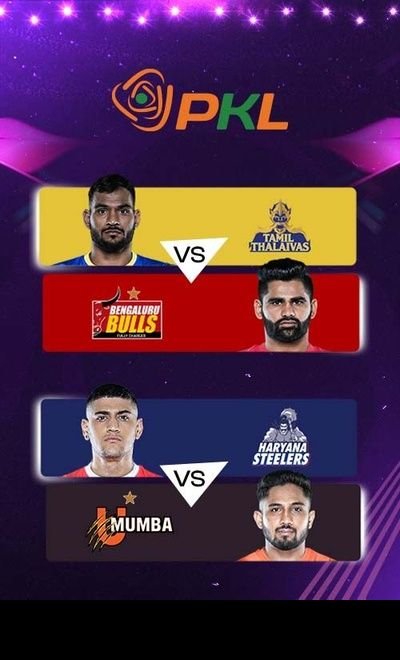 Thalaivas vs Bulls & Steelers vs UMumba