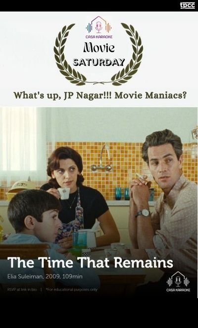 Movie Screening - The Time That Remains 2009